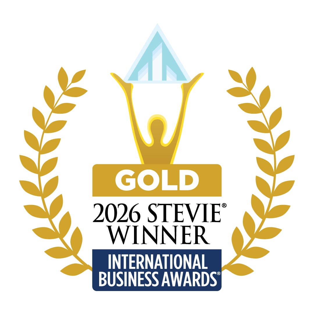 Gold Stevie Award 2026 medallion