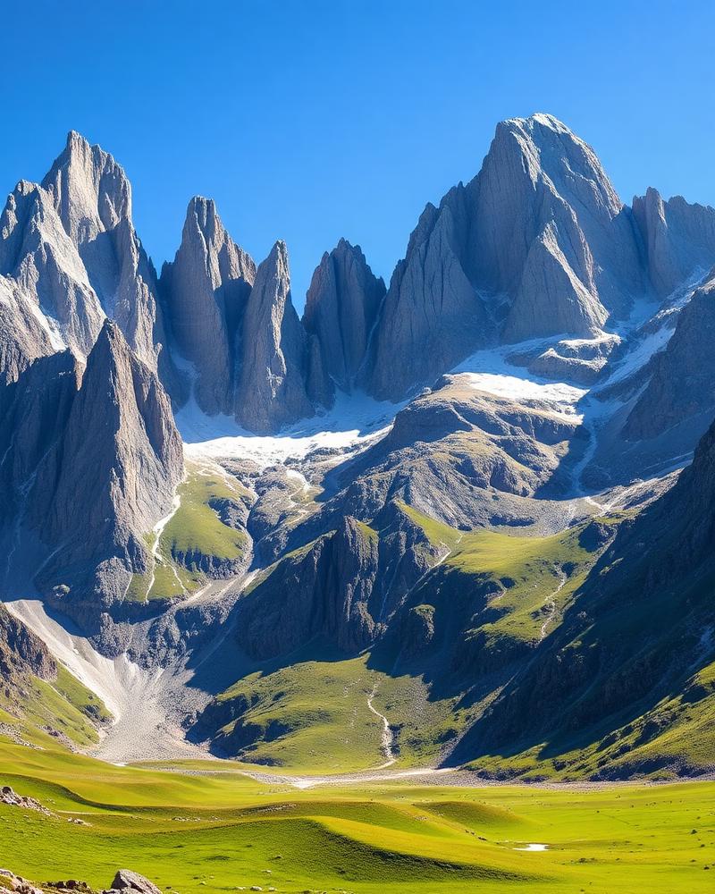 Granite spires of Nangma Valley, Baltistan